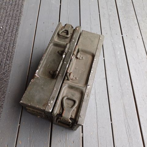 Ammunisjonsbokser/beltebokser for  MG 34 F1