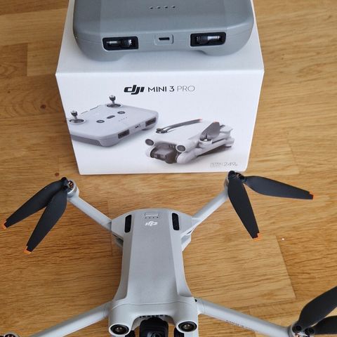 Strøken DJI Mini 3 Pro m/ Rc-N1 fjernkontroll