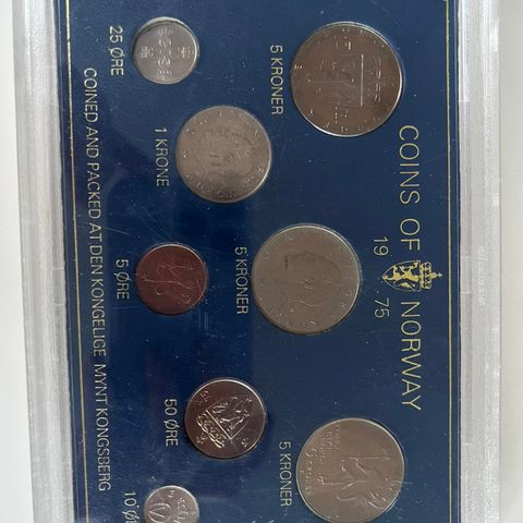 Mynter 1975 Coins of Norway