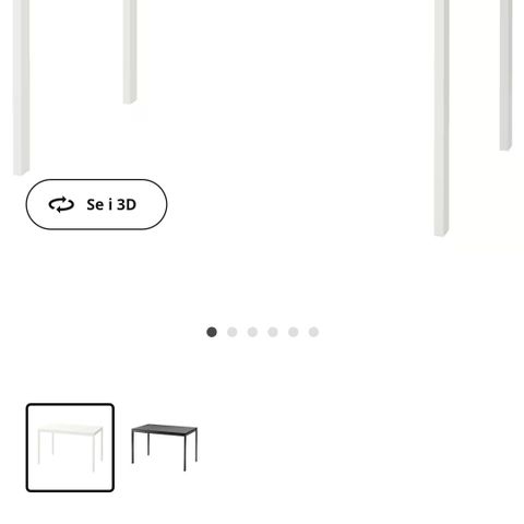 Vangsta spisebord fra Ikea