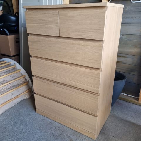 Malm Kommode 6 Skuffer