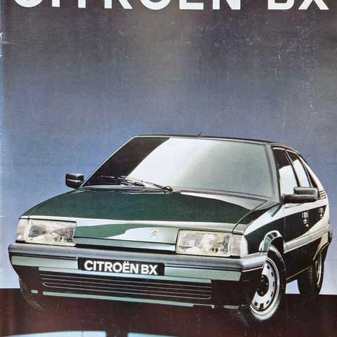 Citroën BX brosjyrer selges