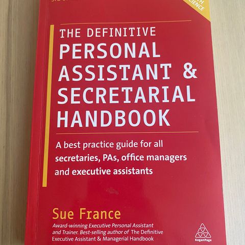 The definitive personal assistant and secretarial handbook