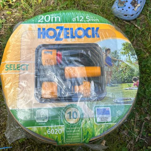 Hozelock garden vannslange med 4 deler 1/2" 20 meter