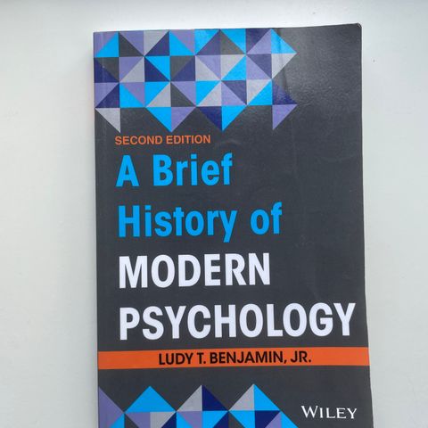 A brief history of modern psychology