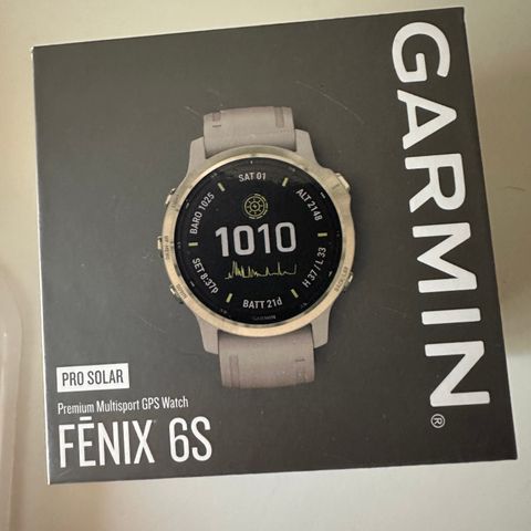 Garmin fenix 6s pro solar