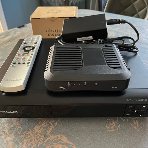 Canal Digital dekoder + Cisco EPC3010 modem