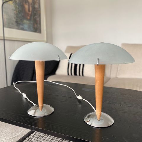 2 vintage IKEA Kvintol Sopplamper. Pris samlet!