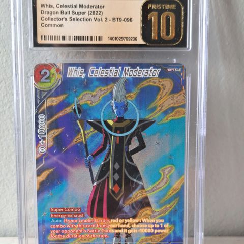 Whis, Celestial Moderator - Dragon Ball Super TCG - CGC 10