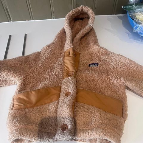 Patagonia Baby Retro Pile Jacket beige,  størrelse 4t