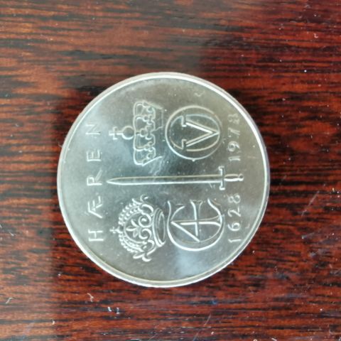 Mynt kr 5. Hæren