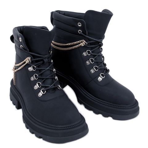 Kule boots til høst og vinter- Hudson Black Trapper Boots. Helt nye. Str 38