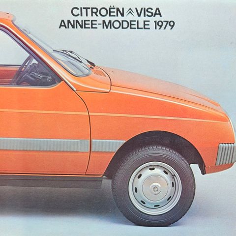Citroën Visa brosjyre selges