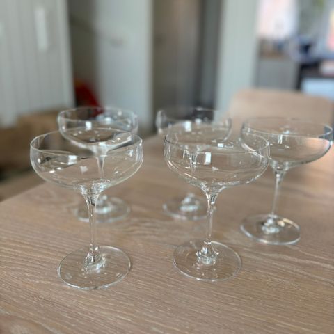 Holmegaard Cabernet cocktailglass klar, 5 stk