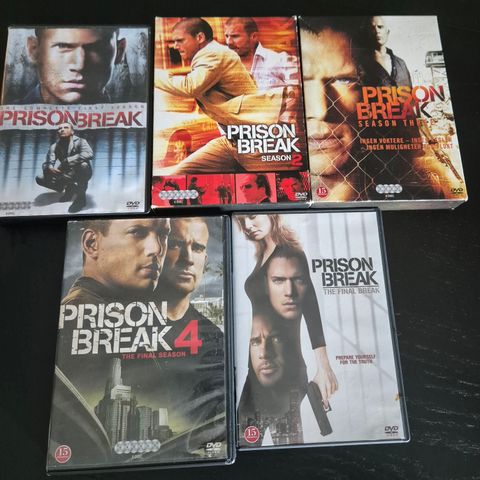 Prison Break: Alle sesongene DVD (1-4 + The Final Break)