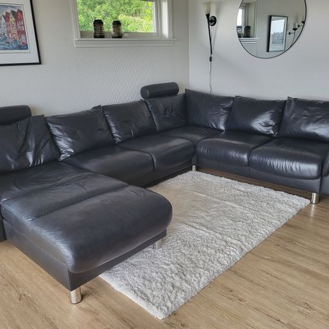 Ekornes sofa E 300 Nypris 48.000 se vedlagte kvittering