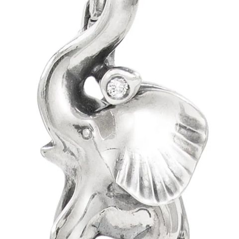 Ole Lynggaard “Elephant” charms i sølv