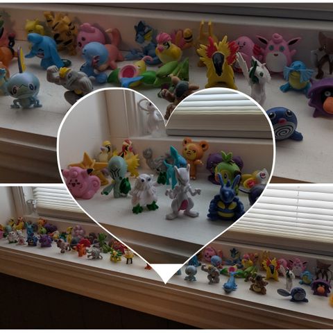 65 Pokemon Figurer samling