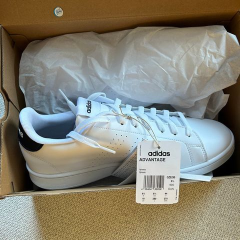 Adidas Advantage Sneakers - Hvite - Størrelse 44