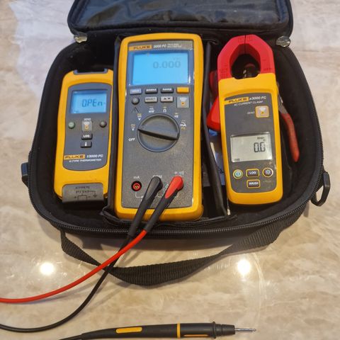 Fluke multimeter+k-type+ac clamp