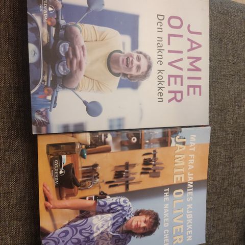 2 kokebøker Jamie Oliver