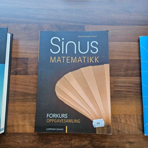 Sinus - Oppgavesamling : forkurs matte