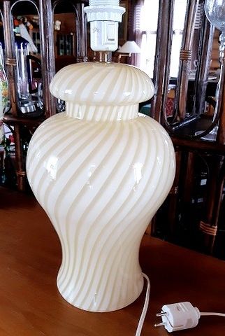 Murano Glass lampefot. Italimport ab Stockholm