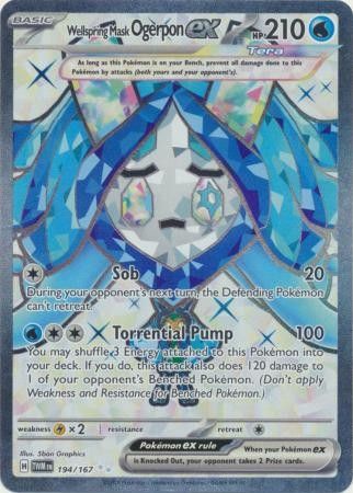 Wellspring Mask Ogerpon ex - 194/167 - Full Art