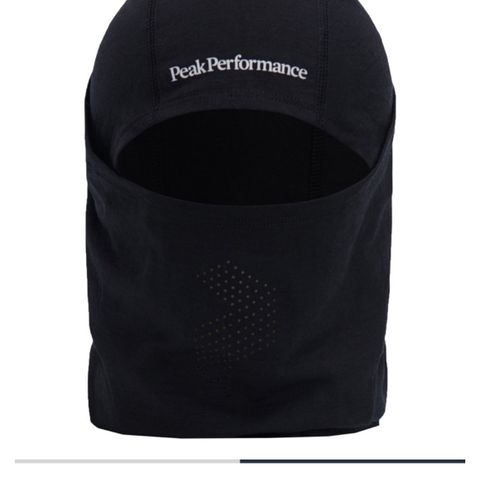 Peak Performance Balaclava svart unisex