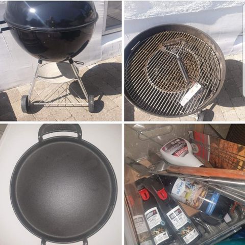 Weber kullgrill 57 cm m/utstyr