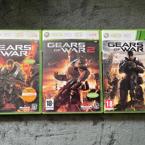 Gears of War 1,2 & 3 (Xbox 360)