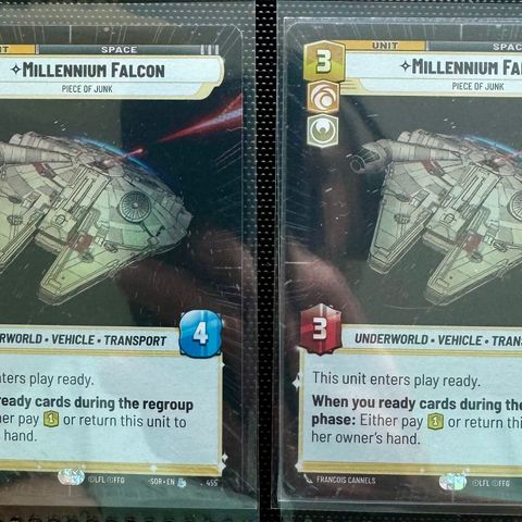 Star Wars Unlimited - Millenium Falcon Piece of Junk HYPERFOIL