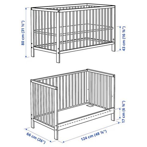 IKEA Gulliver sprinkelsenga