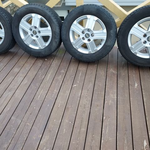 4stk sommerdekk 205/65R 16C på 5x118 ET 50 originale Opel felgene