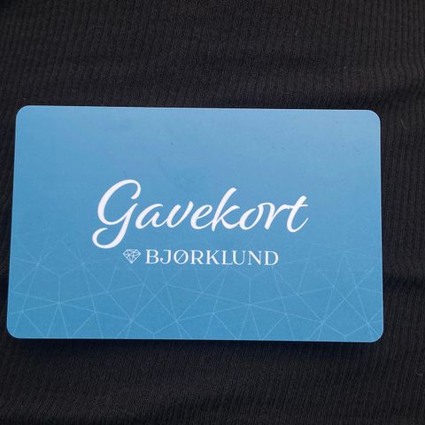 Gavekort Bjørklund