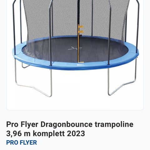 Nesten komplett trampoline fra coop