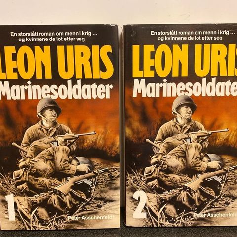 Marinesoldater - Forfatter og soldat Leon Uris.