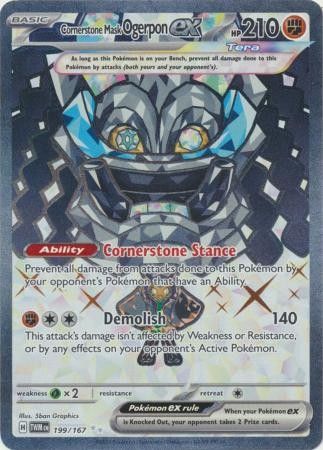 Cornerstone Mask Ogerpon ex - 199/167 - Full Art