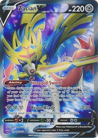 Zacian V - 195/202 - Full Art