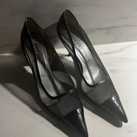 GUCCI sko - stiletthæler / pumps stl. 40,5