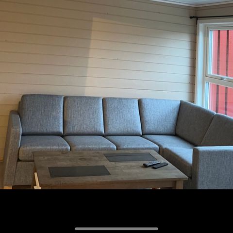 Pen liten hjørne sofa