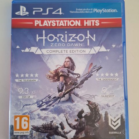 Horizon zero dawn complete edition ps4