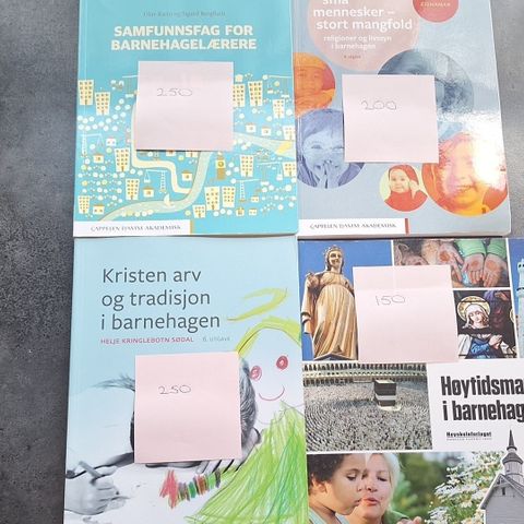 Bøker til SRLE for barnehagelærerutdanningen, 1året