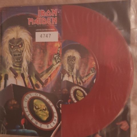 Iron maiden,out of the silent planet.Vinyl singel.