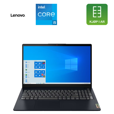 lenovo ideapad  3i i5/8/512  15,6" bærbar pc