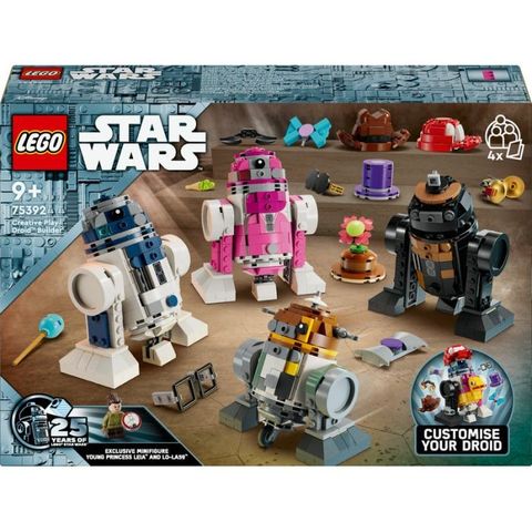 Ny Lego 75392 - Kreativ droidebygging - Selges uten Prinsesse Leia figur