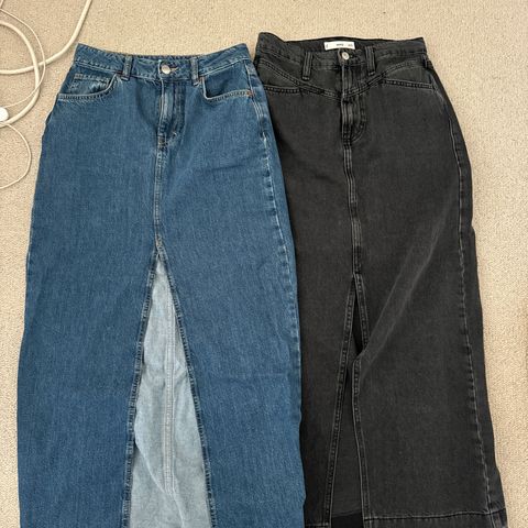 Maxi Denim skjørt