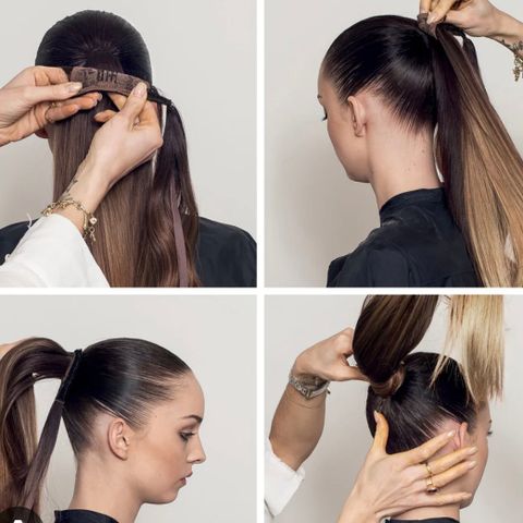 Balmain catwalk Ponytail