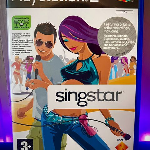 SingStar (PS2) komplett med manual.