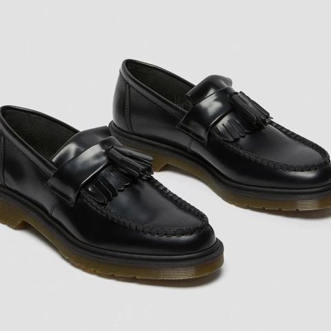 Dr. Martens Adrian Loafers - Black Polished Smooth (str. 43)